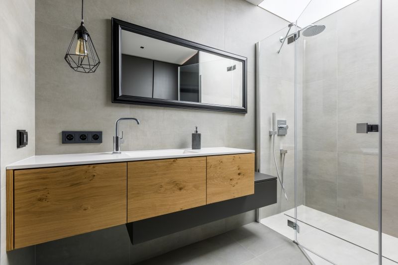 Modern Vanity and Lighting